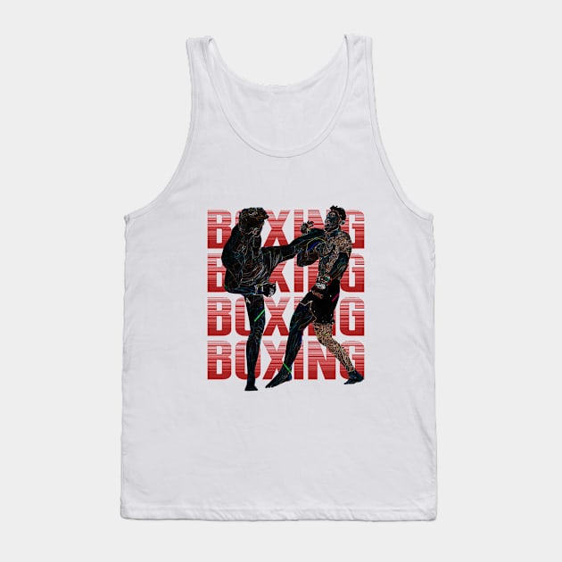 Kickboxing Tank Top by BoxingTee